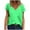Mint Green, variant on BVOFAR Summer Tops for Women 2025 Polka Dot V Neck T-Shirts Casual Short Sleeve Tees Trendy Loose Comfy Blouses