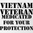 thumbnail image 2 of CafePress - Vietnam Veteran Medicated For Your Pro - Adjustable Unisex Printed Trucker Hat with Mesh Back, 2 of 8