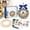 01# B, variant on DIY Hanukkah Mosaic Wreath Kit, Beginner-Friendly Holiday Craft for Hanging Home Decor