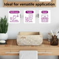 thumbnail image 4 of vidaXL Sink Above Counter Vanity Sink Natural Stone Basin for Bathroom Marble, 4 of 8