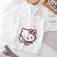 thumbnail image 1 of Camiseta de Hello Kitty para niño y niña, camisa de Anime Y2k Kawaii Sanrio, Melody Cinnamoroll Kuromi, ropa informal de dibujos animados, 1 of 4