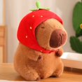 thumbnail image 1 of 15-30cmCapybara peluche simulación Capibara Anime juguete esponjoso lindo muñeco de peluche muñeco suave peluche Navidad regalo de Acción de Gracias, 1 of 6