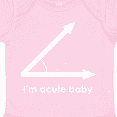 thumbnail image 4 of Inktastic Acute-baby-white Boys or Girls Baby Bodysuit, 4 of 5