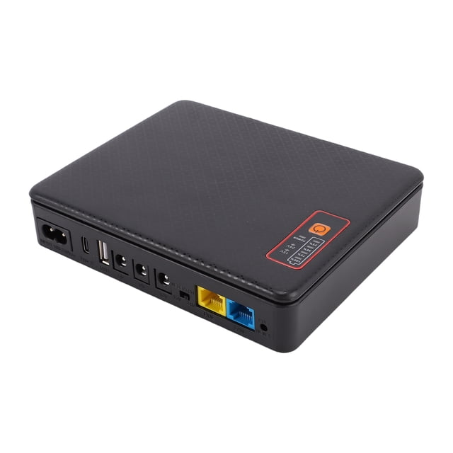 Fuente De Alimentación UPS Batería De Respaldo Mini Para Enrutador Módem Cámara USB Tipo C POE Salida CC 12000 MAh