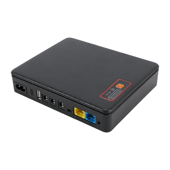 Uninterruptible Power Supply 12000mAh Battery Backup Mini UPS for Router Modem Camera USB Type C POE Multi Voltage DC Output