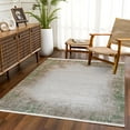 thumbnail image 4 of Green Abstract Area Rugs for Living Room Washable Rugs Boho Moroccan Area Rug Soft Neutral Geometric Bohemian Carpet Distressed Indoor Rug for Bedroom Dining Room Office Foldable Nonslip Rug, 4 of 9