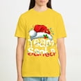 thumbnail image 5 of Christmas Tee Team Santa Claus Christmas Family Matching Pajama Funny Xmas T-Shirt, OdeJous Yellow Small, 5 of 5