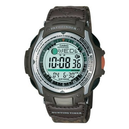 casio pathfinder moon phase hunting watch