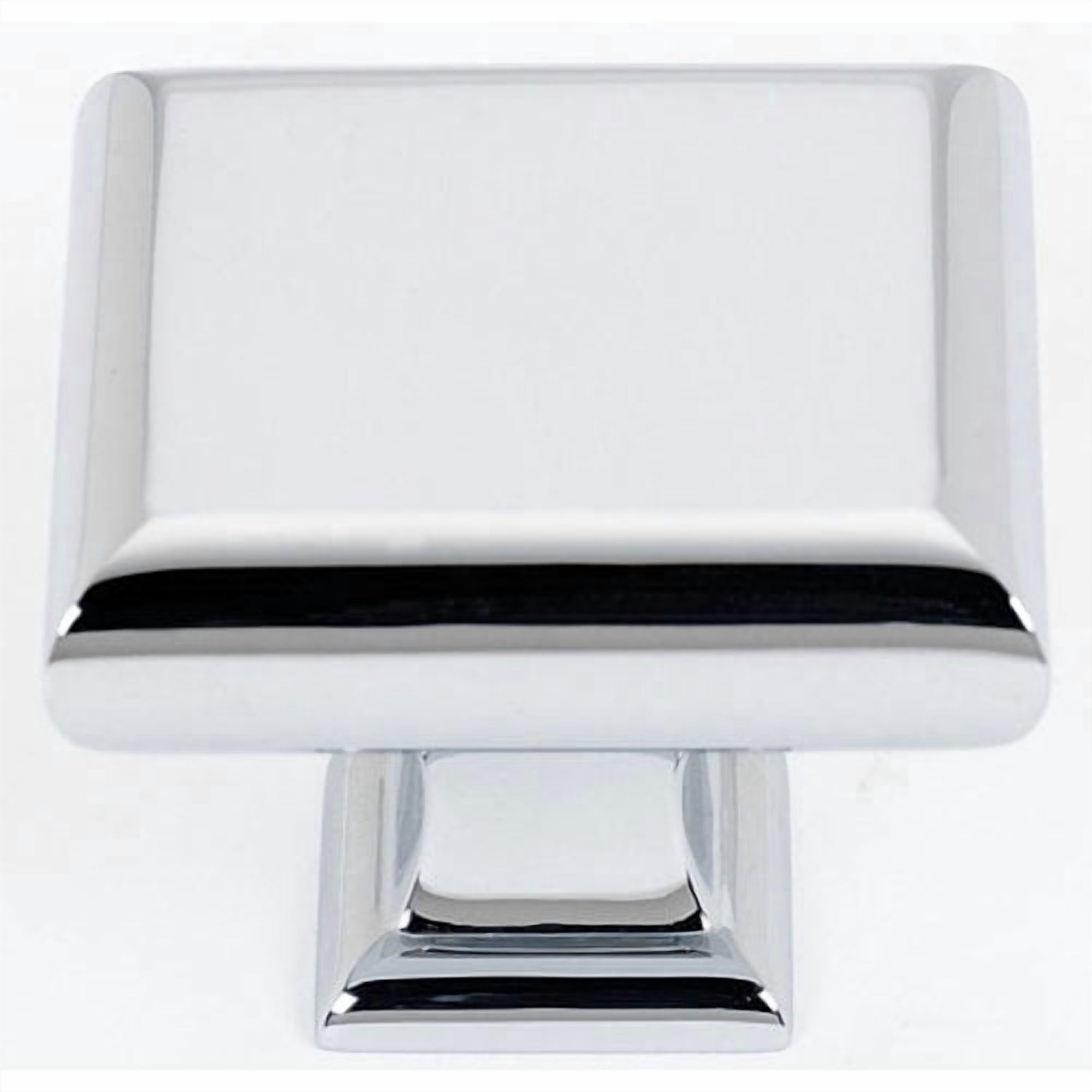 Alno A310-14-PN Manhattan 1-1/4" Cabinet Square Knob Polished Nickel