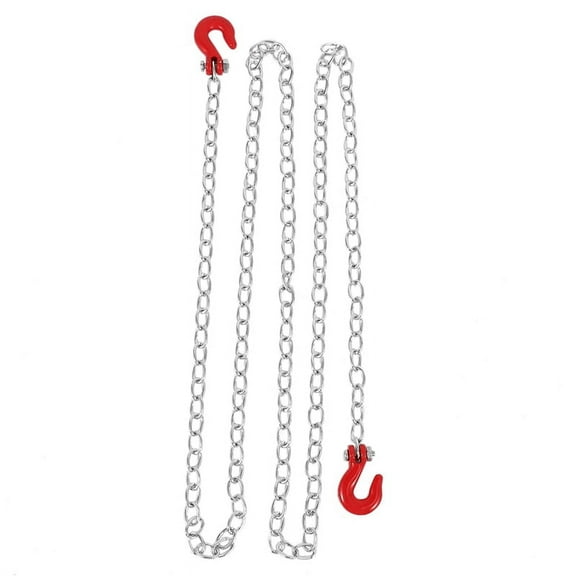 1:10 RC Crawler Accessories Tow Chain with Trailer Hook for Axial SCX10 90046 CC01 D90 D110 RC Climbing Car
