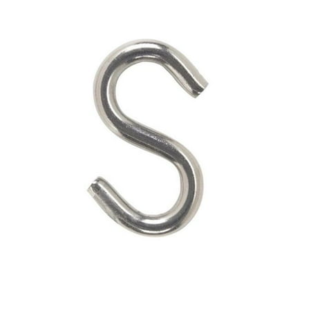 

02-3484-345 S Heavy Curved Stainless Steel Hook 0.299 x 2.50 in. - pack of 20