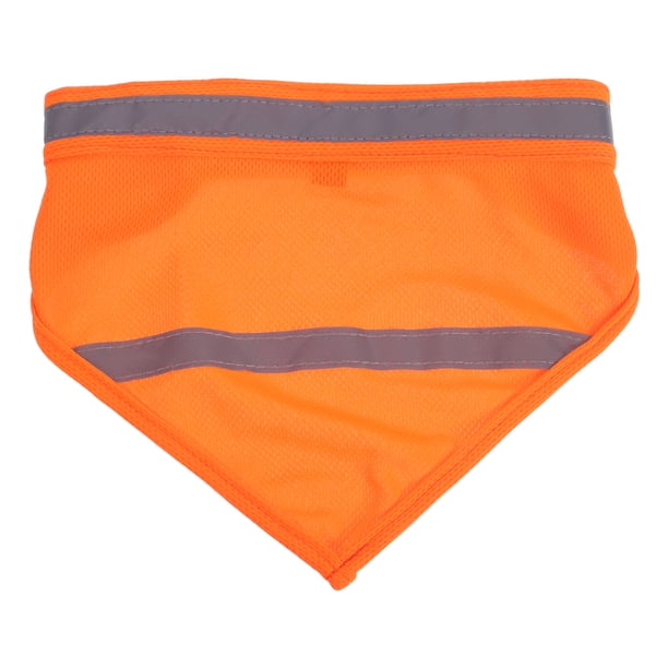 Bufanda reflectante para cachorros, bandana reutilizable de poliéster para perros, accesorio reflectante para exteriores