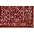 thumbnail image 4 of Princess 5x7  Vintage Oriental Area Rug  813A in Bone Burgundy, 4 of 6