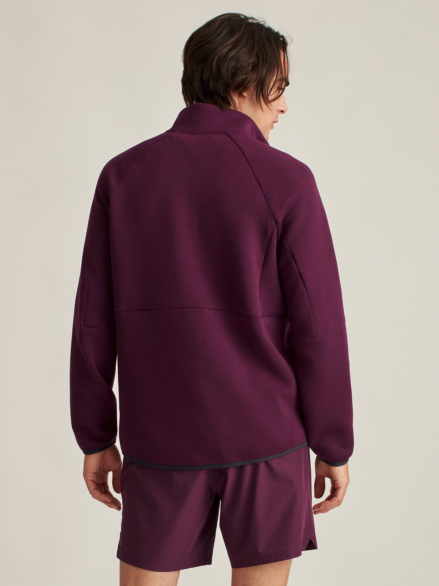 Bonobos Fielder Men's and Big Men's Tech Fleece Half Zip, up to 3XL
