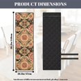 thumbnail image 4 of TSOVTHRID Boho Mandala Floral Print Quilted Dining Chair Seat Covers Stretch Seat Cushion Slipcovers Cozy Washable Dining Chair Slipcovers with Elastic Band, Set of 4, 4 of 7