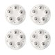 thumbnail image 2 of Ruedecillas de repuesto para electrodomésticos de cocina de 4 piezas, ruedecillas giratorias para caja de almacenamiento Rotación de 360°, 2 of 11