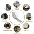 thumbnail image 7 of Felt Strips with Adhesive Backing, 4 Pack 1" x 60" x 0.12" Adhesive Felt Strips Anti Scratch Furniture Felt Tapes Self-Stick Felt Pads for Protecting Hardwood Floor, Grey, 7 of 7