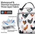 thumbnail image 2 of Hen Insulated Lunch Box Women Reusable Lunch Bag Waterproof Lunch Tote Portable Bag School Travel, 2 of 6