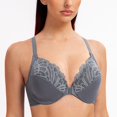 thumbnail image 5 of CHUANK Female Racerback Front Closure Unlined Underwire Bra for Women Black 34B, 5 of 5