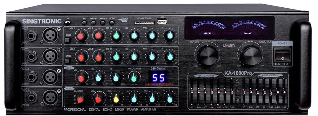 Singtronic Professional Karaoke Machine System 2000W via Youtube Unlimited Songs by Apps