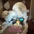 thumbnail image 4 of Warm White LED Letter Light "A" - PVC Material, IP54 Waterproof, 3V 2*AA Battery Powered (Batteries Not Included), 220mm Height, Steady On Lighting for Party, Wedding, Home Decoration & Birthday Setup, 4 of 6