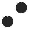 thumbnail image 4 of yingyy Napperon Isolant en Silicone, Coussin de Table Antidérapant et Résistant à la Chaleur, Noir, Rond Noir Rond 2 Pcs, 4 of 6