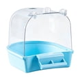 thumbnail image 1 of Cmunyle Hanging Bird Bath Tub Anti Spatter Detachable Easy Clean Shallow Safety Unit For Parrots Budgies Cockatiels Indoor Cage Daily Bathing Use, 1 of 6