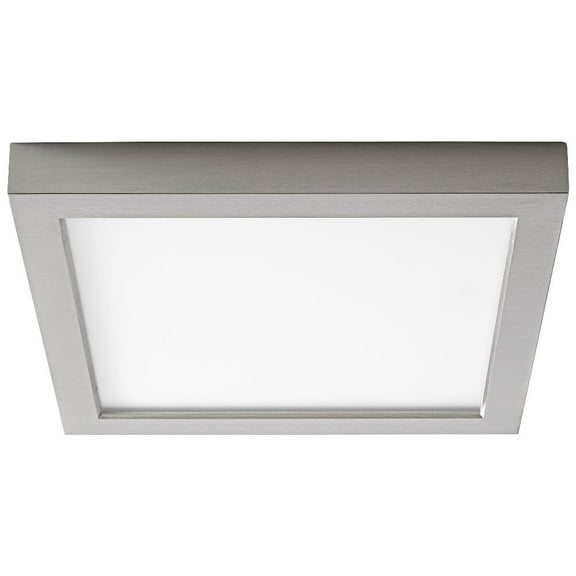 9.13 inch 18.5W 1 Led Square Flush Mount-Satin Nickel Finish Bailey Street Home 766-Bel-4236062