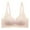 Beige Bras for Women, variant on SMihono Womens Wireless Bras Comfortable Push Up Bra Smooth V Neck Bralette Full Coverage Bras Seamless T Shirt Everyday Bras Beige XXL