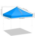 thumbnail image 3 of InstaHibit 10x10 Ft Replacement Canopy Top Kit 4 Mesh Sidewalls Yard Patio, 3 of 11