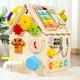 thumbnail image 1 of Tablero sensorial de actividad Habilidad fina Piezas de juegos Montessori Habilidad práctica, juguetes educativos para edades tempranas Tablero Estilo C CUTICAT tablero de niños ocupados, 1 of 8