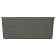 thumbnail image 7 of Curver Jute Narrow Gray Plastic Decorative Storage Basket, 13.6 in x 6.7 in x 5.7 in, 7 of 7