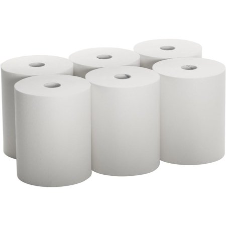 High Capacity Paper Towels  10  x 800  Roll  White  (6 Rolls of Approx. 800 )