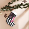 thumbnail image 7 of Honeii Ribbon Breast Cancer Awareness for Christmas Stocking,Large Xmas Stocking,Holiday and Family Stocking for Fireplace Christmas Holiday Party Decoration, 7 of 7