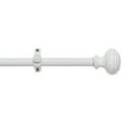 thumbnail image 2 of Achim Bradford Buono II Decorative Rod & Finial, 28" - 48", White, 2 of 2