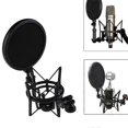 thumbnail image 4 of Professionally Designed Shock Mount Microphone Holder with Adjustable Studio Bracket, Shield Filter Screen for Quality Sound Recording, 4 of 5