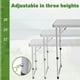 thumbnail image 3 of WildFinder Mesa de Camping, Mesa de Camping Plegable con Almacenamiento, Ligera y portátil, Mesa Plegable Ajustable en 3 Alturas para Barbacoa, Camping, Picnic y Uso en Interiores, Gris, 3 of 5