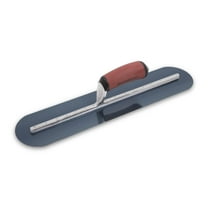 MARSHALLTOWN MXS75BFRD Fully Rounded Finishing Trowel, 18 x 3 inch Blue Steel Concrete Finishing Tool for Masonry and Sidewalks