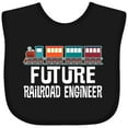 thumbnail image 3 of Inktastic Future Railroad Engineer Train Boys or Girls Baby Bib, 3 of 4
