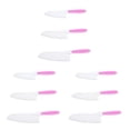 thumbnail image 3 of Moyic Juegos de cocina para niños Cortador seguro para niños de plástico real para pan de frutas Bordes dentados Asas ergonómicas Type1 NO1, 3 of 6