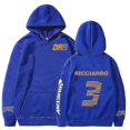 thumbnail image 3 of Mclaren F1 Chandail à Capuchon Formule un Racer Manches Longues Lettre Daniel Ricciardo 3 Logo Mode Urbaine Imprimé Chandail en Molleton Homme Taille Eu Vintage, 3 of 5