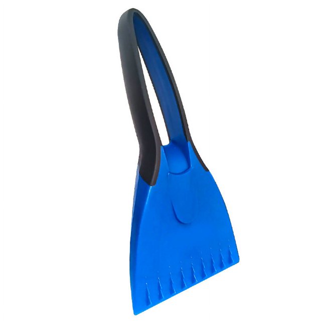 (azul) Listo para el invierno: Pala quitanieves para coche, herramienta para quitar nieve, perfecta para parabrisas y accesorios exteriores