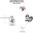 thumbnail image 5 of Nightmare Necklace Gifts Sterling Silver Jack Infinity Heart Family Pendant I Love You Forever Skull Jewelry Birthday Gifts for Women Wife Daughter Girlfriend Gothic Jewelry Christmas Giftschristmas, 5 of 5