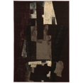 thumbnail image 1 of Linon Masters Museum Power Loomed Polypropylene 8'x10'3" Rug in Black, 1 of 5