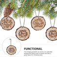 thumbnail image 3 of Christmas Tree Ornaments Wooden Pendant for Hanging Xmas Tree, 3 of 5