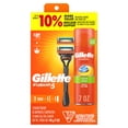 thumbnail image 2 of Gillette Fusion5 Shaving Razor for Men, 1 Razor Handle, 2 Razor Blade Refills and 1 Fusion Sensitive Shaving Gel, 2 of 18