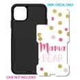 thumbnail image 2 of DistinctInk Custom SKIN / DECAL compatible with OtterBox Commuter for iPhone 11 (6.1" Screen) - Pink White Gold "Mama Bear", 2 of 5