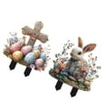 thumbnail image 5 of Vsenkes Easter Yard Sign Decor Waterproof Outdoor Decoration for Garden Path Outdoor 1x Cross 1x, 5 of 9