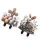 thumbnail image 5 of Estatuilla de letrero de patio de Pascua decoración de Pascua al aire libre para porche patio trasero 1x Cruz 1x Conejo, 5 of 8