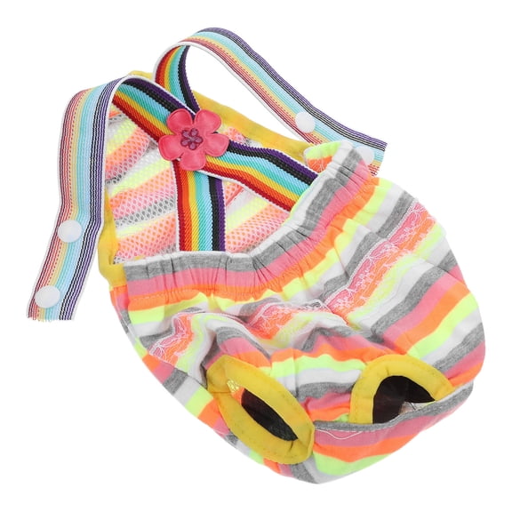 Clispeed Pet Dog Diaper Sanitary Pants Prevent Mating Cotton 1Set Grey